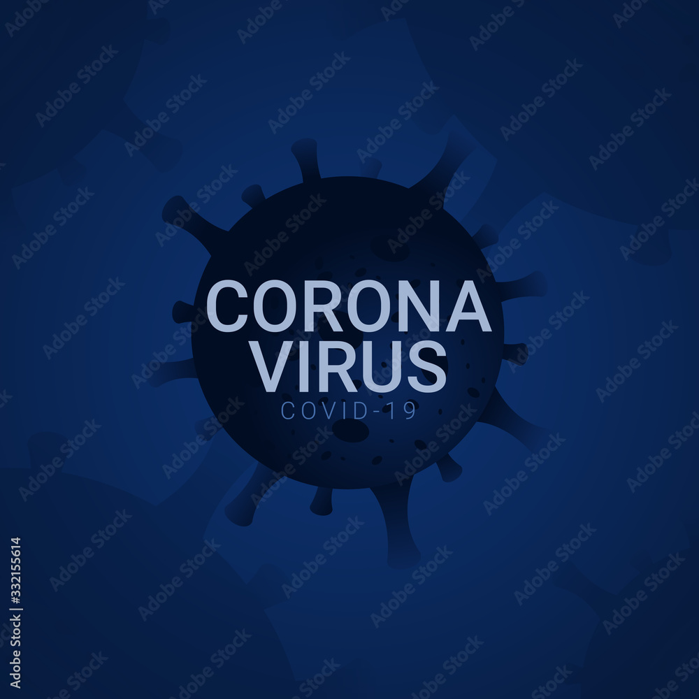 Corona virus Covid-19 Vector Template Design Illustration Corona virus Covid-19 Vector Template Design Illustration