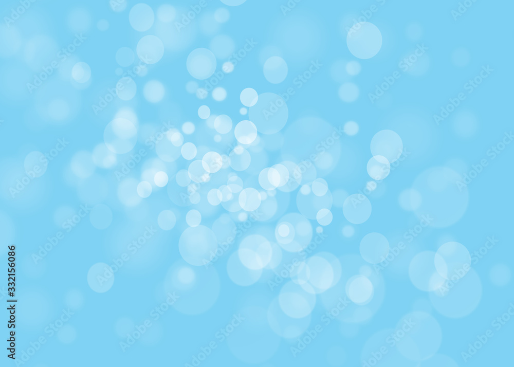 Blue background bokeh lights effect Blue background bokeh lights effect