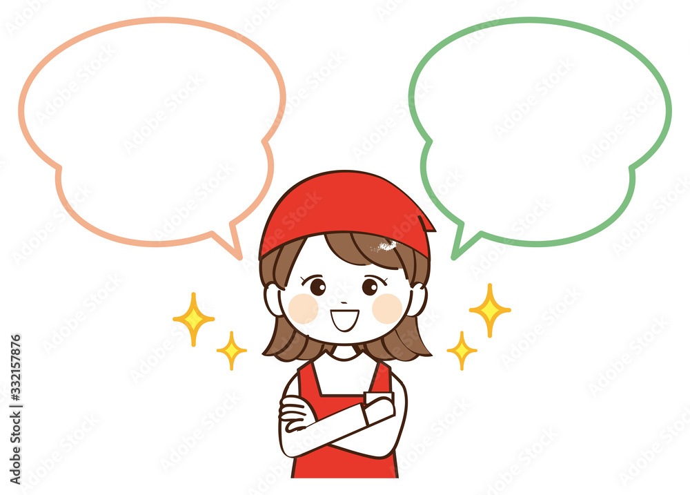 女性、店員、笑顔 女性、店員、笑顔