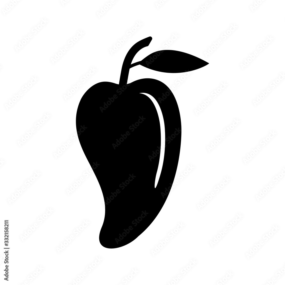 fruit mango icon collection, trendy style fruit mango icon collection, trendy style