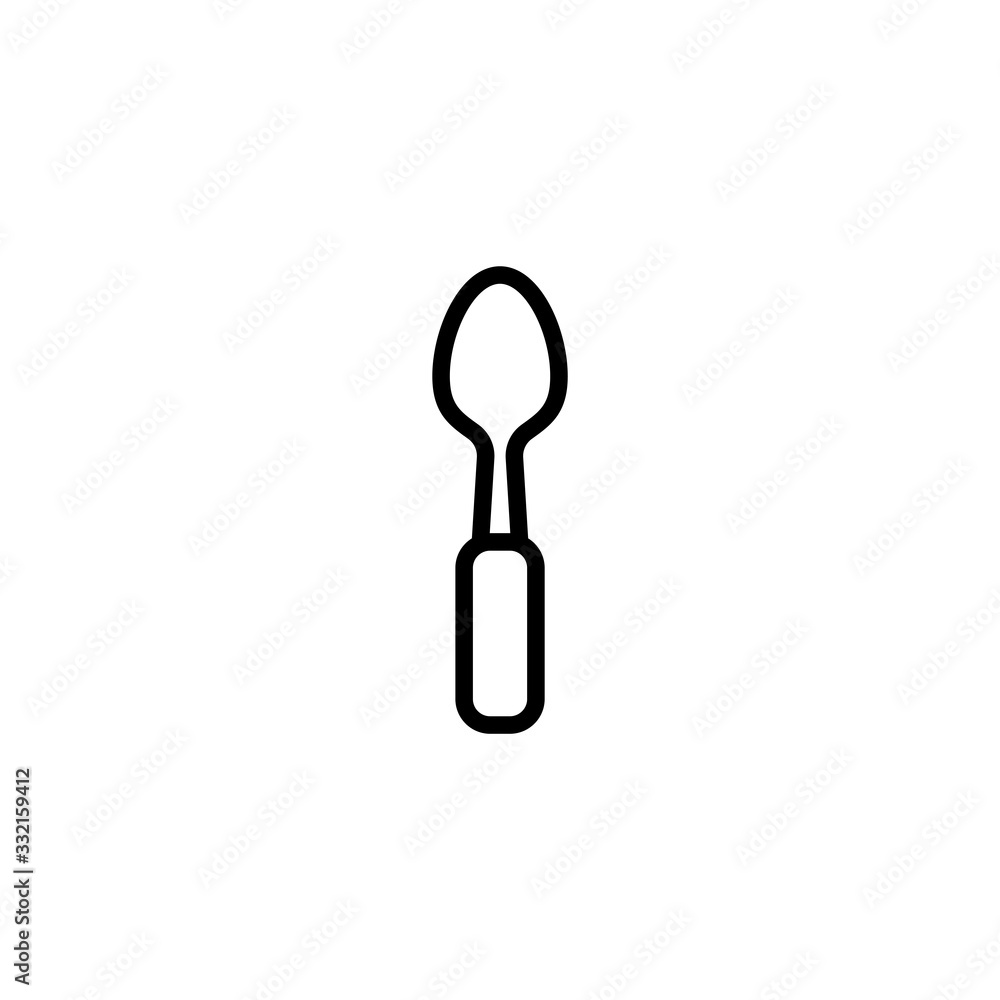 Vector illustration, spoon icon design Vector illustration, spoon icon design