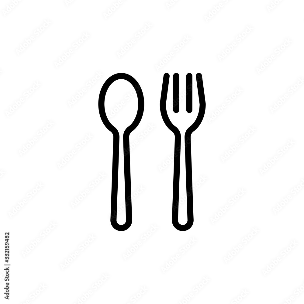 Vector illustration, spoon icon design Vector illustration, spoon icon design
