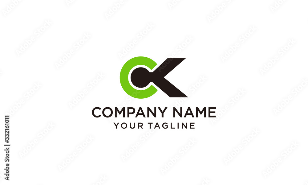 C K INITIAL LOGO IDENTITY YOUR BUSINESS C K INITIAL LOGO IDENTITY YOUR BUSINESS