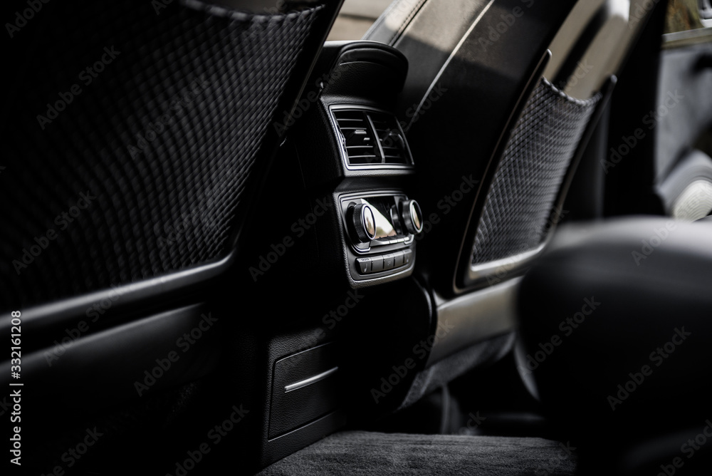 Obraz premium luxury car interior parts details