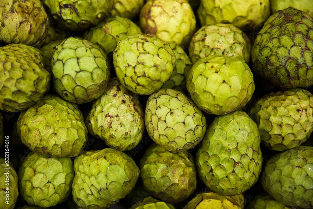 Fototapeta premium Anona da Madeira fruit on the market