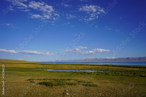 Song Kul Lake at Kyrgyzstan 