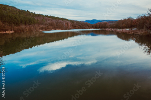 mountain lake landscape blue lake © Serjeyvi