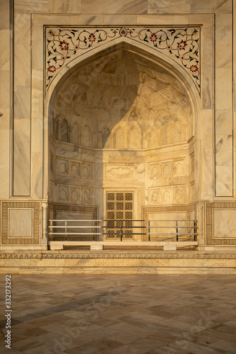 Old door Detail of the Taj Mahal