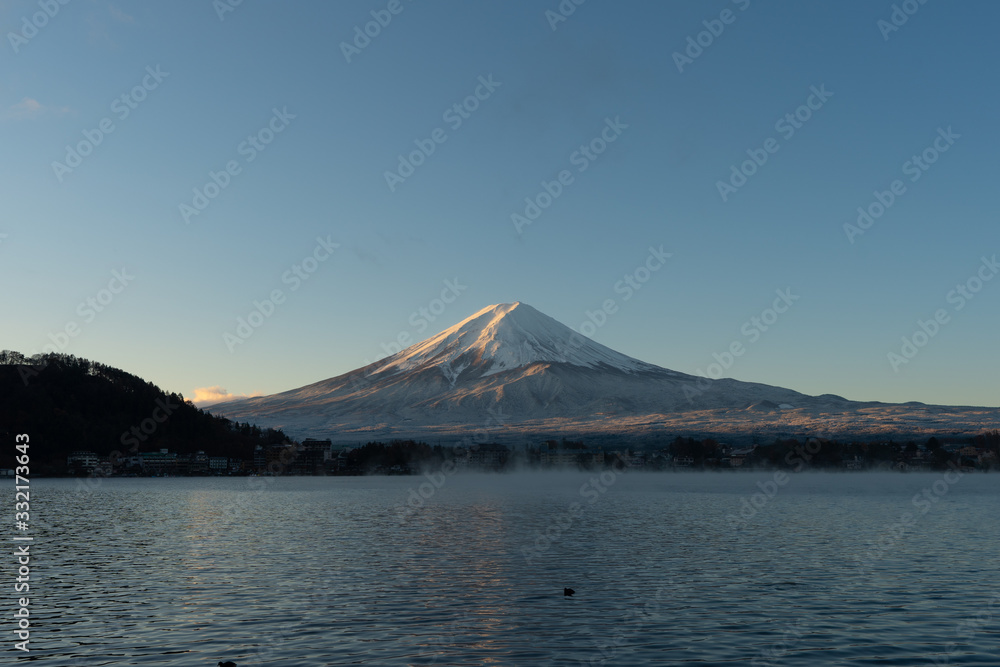 Mountain Fuji in Winter