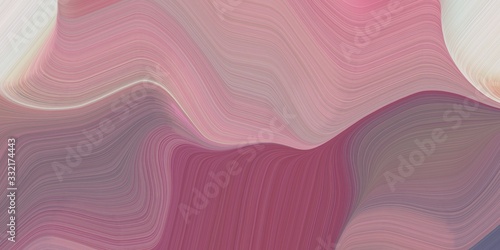 elegant creative background graphic with abstract waves illustration with rosy brown, light gray and pastel violet color
