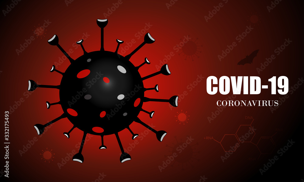 Coronavirus disease COVID-19 infection medical isolated. New official name for Coronavirus disease named COVID-19, vector illustration Coronavirus disease COVID-19 infection medical isolated. New official name for Coronavirus disease named COVID-19, vector illustration