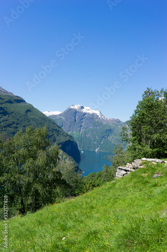 Geiranger is a small tourist village in Sunnmore region of Norway.