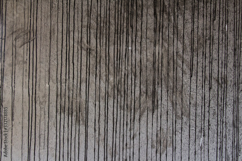 painted black dripping on gray wall, dripping liquid, paint flows, current paint, stains, current drops
