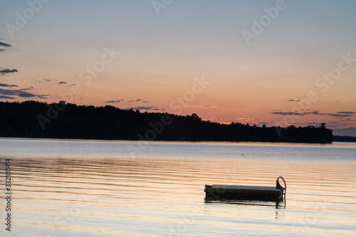 Quit evening on the lake