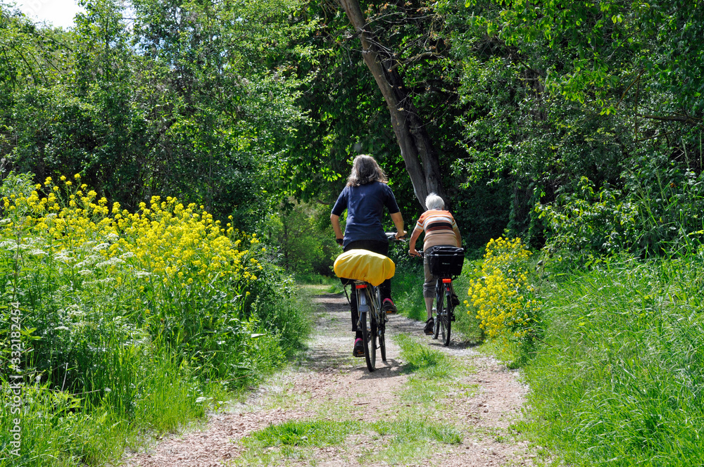Naklejka premium radfahrer