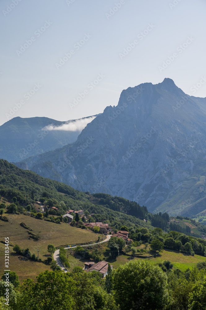 Rocky mountains in Asturias