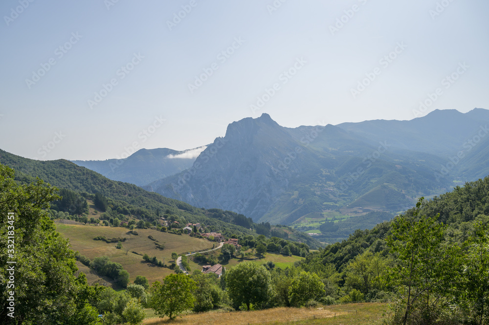 Rocky mountains in Asturias