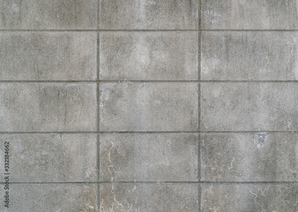 Naklejka premium Old conctete blocks wall texture background