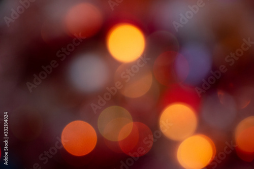 Abstract bokeh of warm lights © Arifex