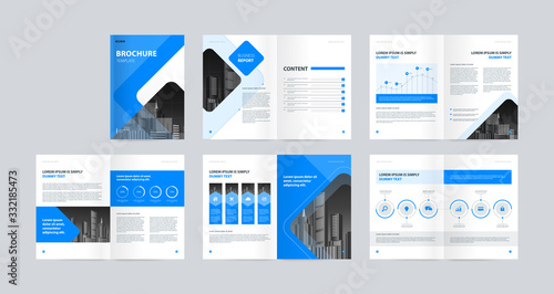 template layout design with cover page for company profile, annual report, brochures, flyers, presentations, leaflet, magazine, book .and a4 size scale for editable.