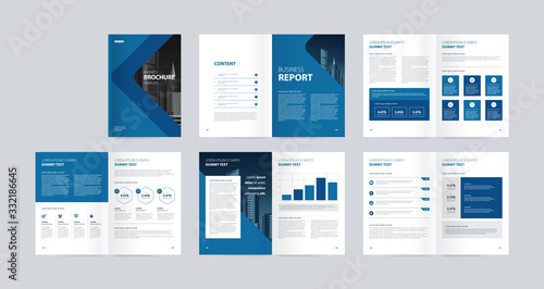template layout design with cover page for company profile, annual report, brochures, flyers, presentations, leaflet, magazine, book .and a4 size scale for editable.