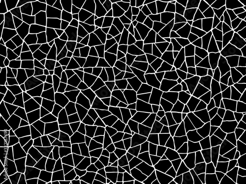  Background from cracks, scratches,  chips. Vintage old surface dirty walls. Grunge texture black and white