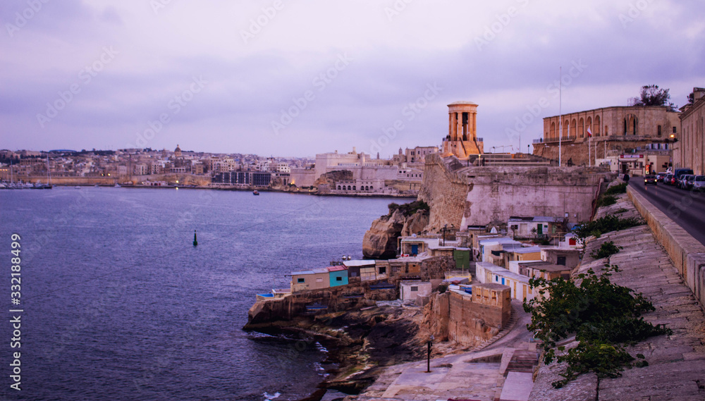Waterfront in Malta.