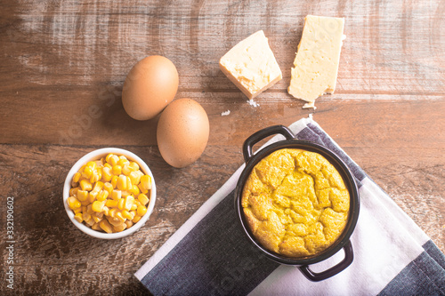 Corn Soufle. .known as 'sufle de milho' in brazil.