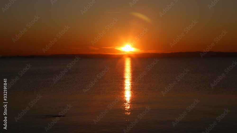 Sunset  at the Garda lake - Italy