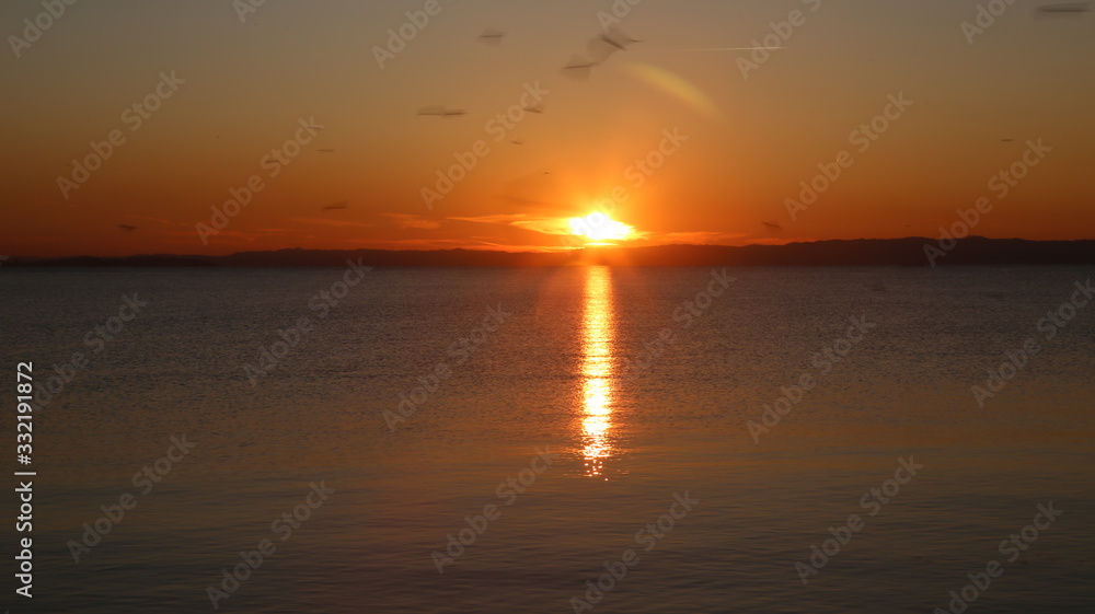 Sunset  at the Garda lake - Italy