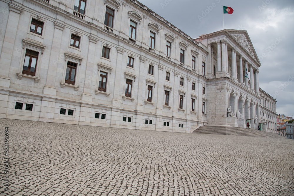 Lissabon, Portugal: Palácio de São Bento - Sitz des portugisischen Parlaments