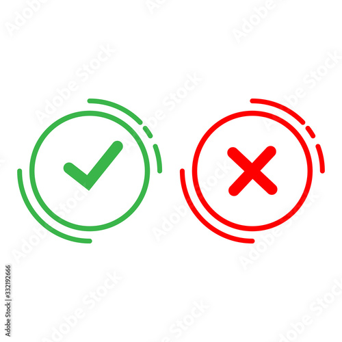 Free Download Check mark ok or no icons - GFXLoad