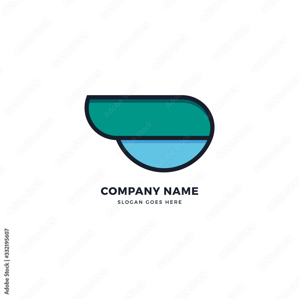 Delivery wings creative vector logo icon design template. Abstract logotype concept element sign shape. Delivery wings creative vector logo icon design template. Abstract logotype concept element sign shape.