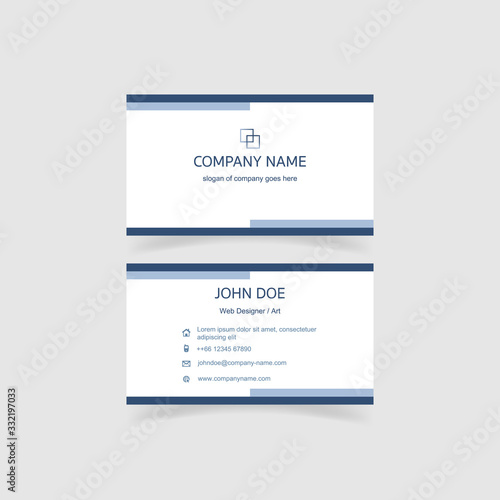 Wallpaper Mural Modern and clean business card template. Color and harmonious composition. Vector illustration eps10. Torontodigital.ca