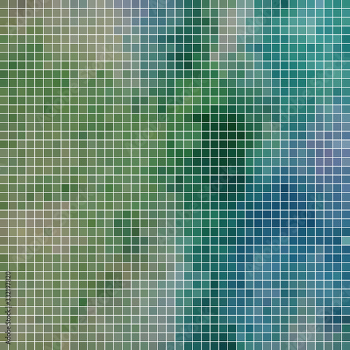 abstract vector square pixel mosaic background