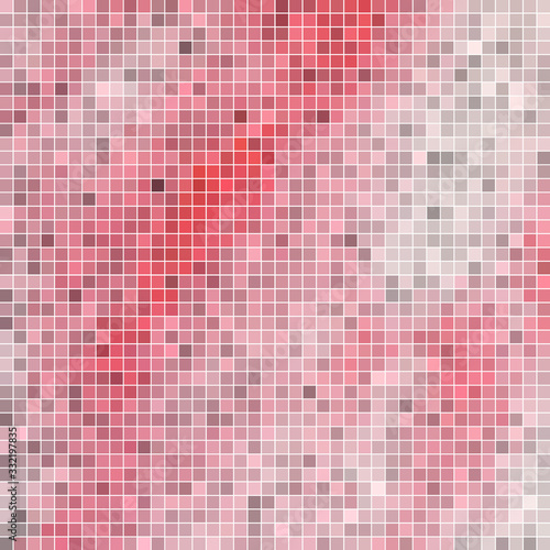 abstract vector square pixel mosaic background