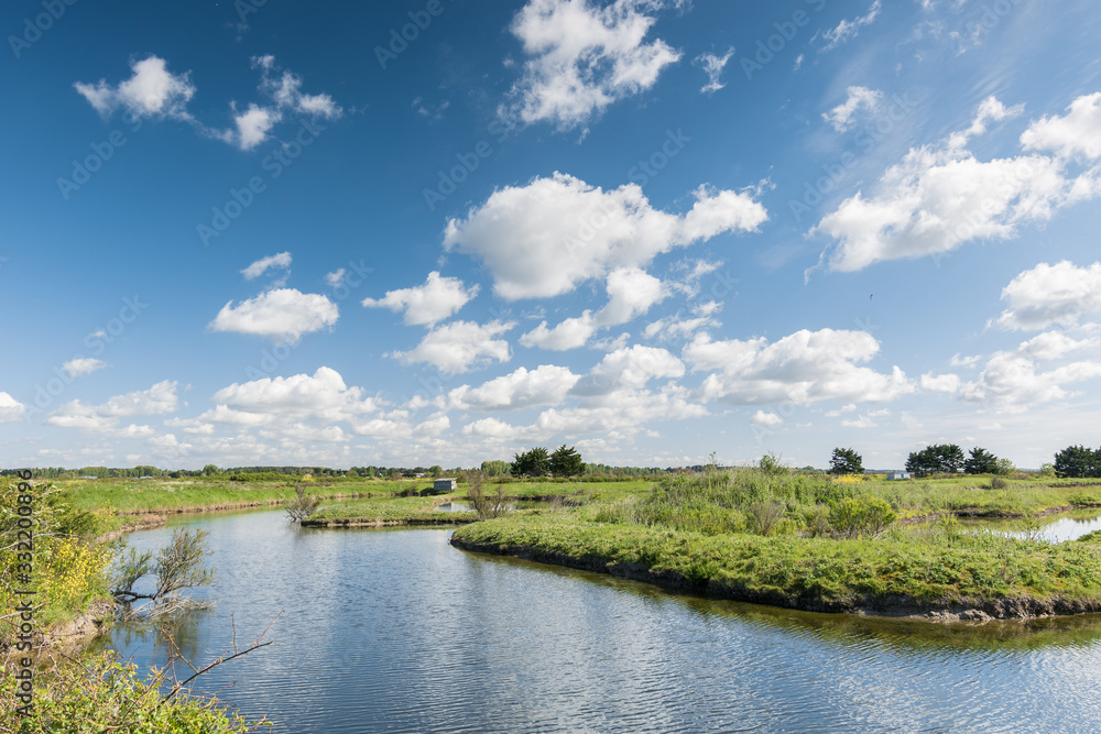 Obraz premium Marais salants vendéens