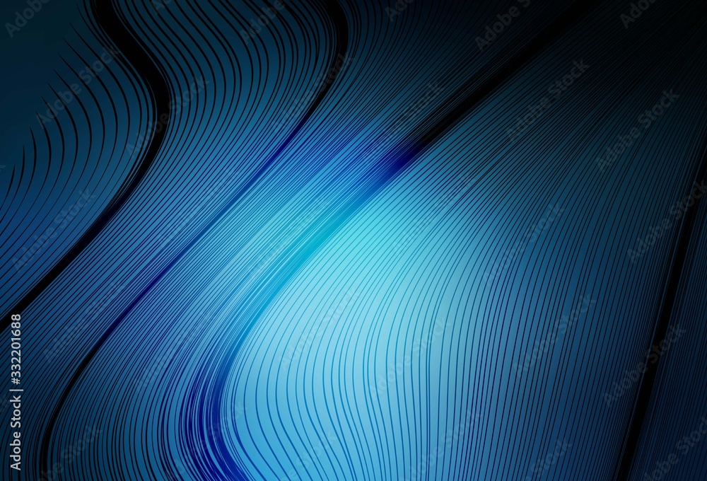 Dark BLUE vector blurred template. Dark BLUE vector blurred template.