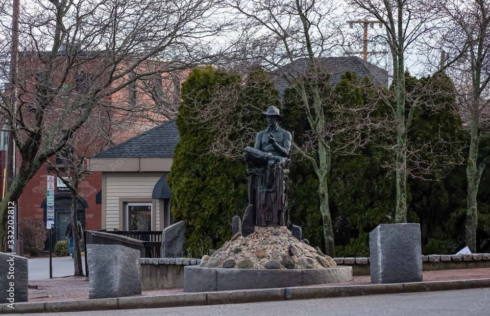 John ford Statue - Portland, Maine.