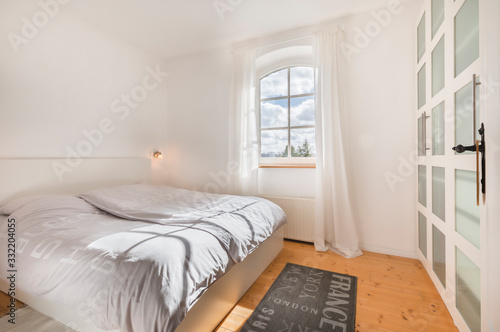 Bed room in a countryish house photo