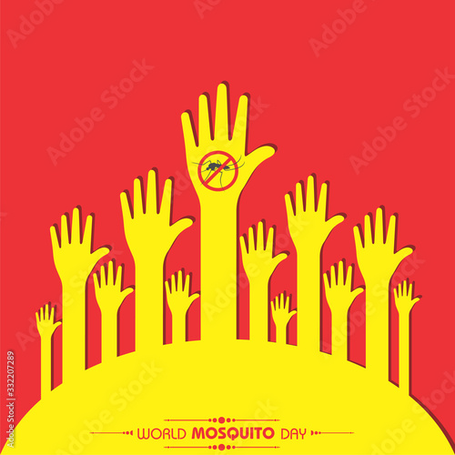 World Mosquito Day Design With Elegant Background