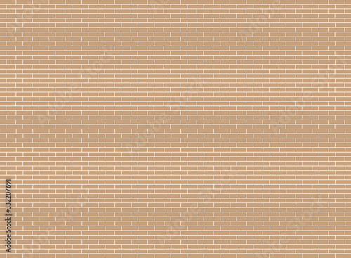 Brown Brick Background, Arranged Alternately, Vector Illustration, Wall Background, Cards, Banners
