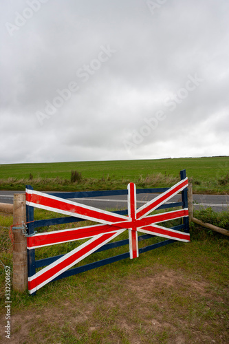 union jack fence, gate