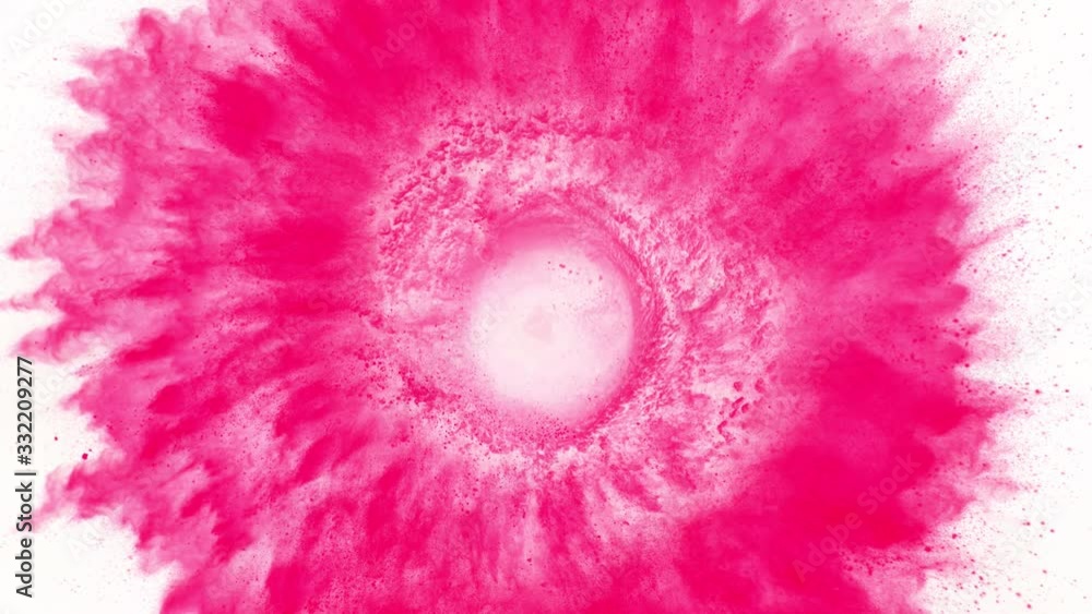 Super slow motion of coloured powder rotation isolated on white background. Filmed on high speed cinema camera, 1000fps. Super slow motion of coloured powder rotation isolated on white background. Filmed on high speed cinema camera, 1000fps.