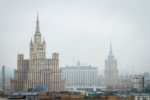 Moscow, Russia. City view from the roof © Andrei Pozharskiy