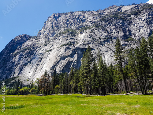 High mountain in Yosemite national park, USA