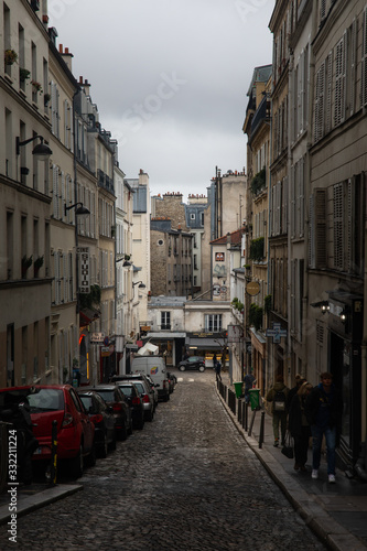 Streets of Montmartre neighborhood in Paris, France. © Jorge Argazkiak