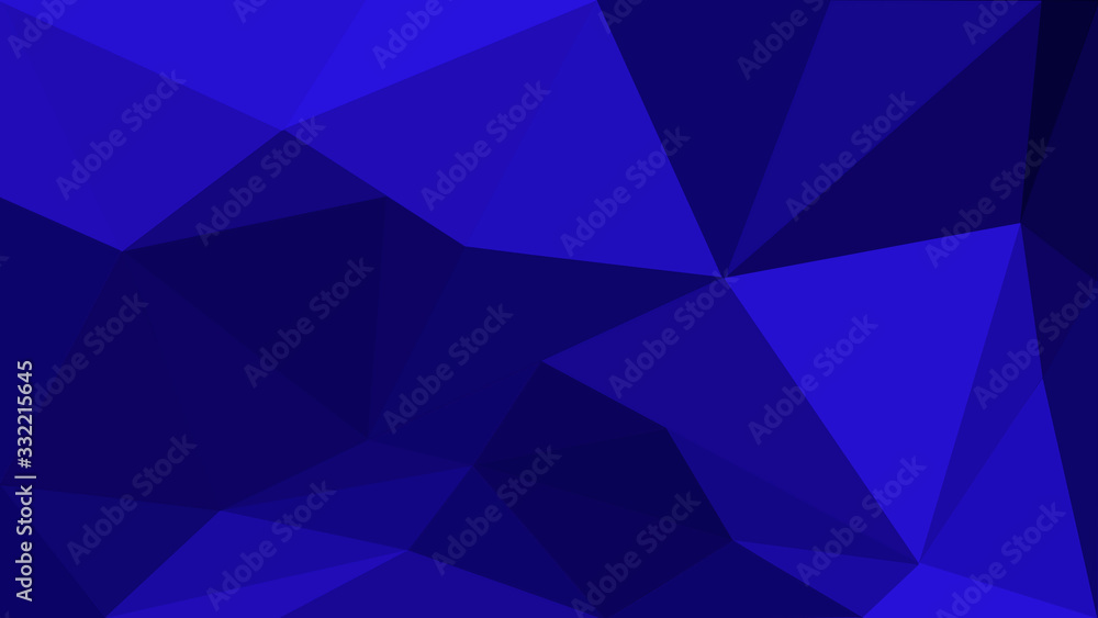 Blue low poly concept illustration. Blue geometric structure Blue low poly concept illustration. Blue geometric structure