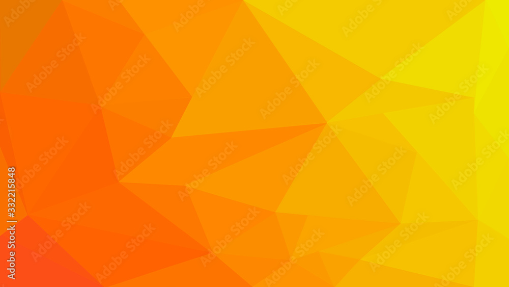 Abstract orange geometric low poly background Abstract orange geometric low poly background