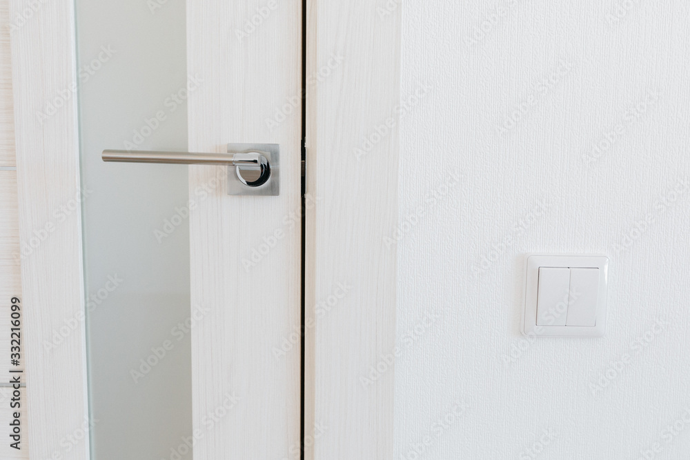 stylish doorknob and door in a design apartment stylish doorknob and door in a design apartment